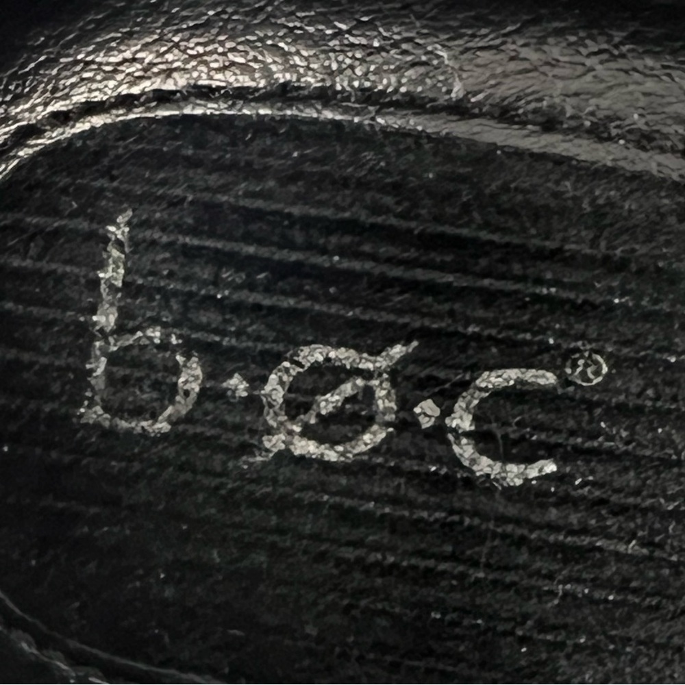 b.o.c. Black Leather Platform Shoes with Buckle - Picture 9 of 10